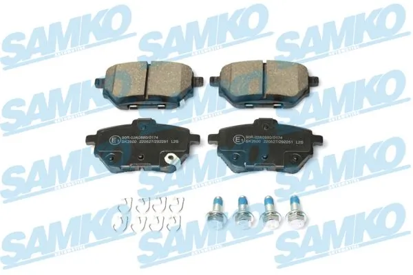 Brake Pad Set, disc brake 5SP2251