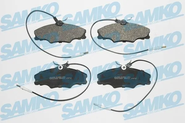 Brake Pad Set, disc brake 5SP619