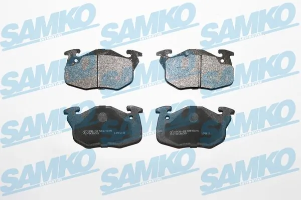 Brake Pad Set, disc brake 5SP642