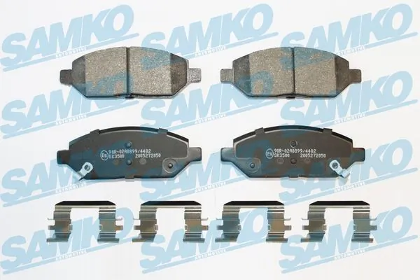 Brake Pad Set, disc brake 5SP2050K