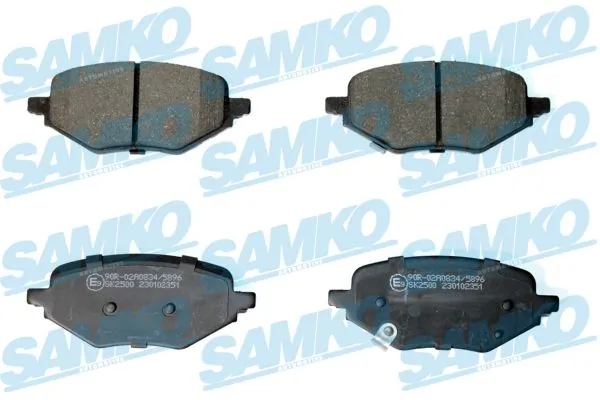 Brake Pad Set, disc brake 5SP2351