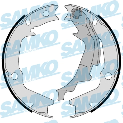 Brake Shoe Set, parking brake 89430