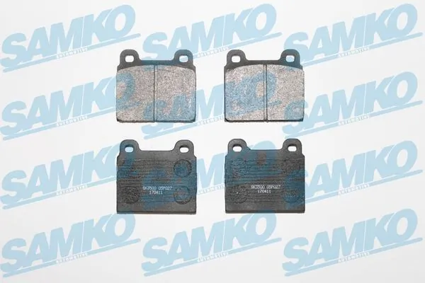 Brake Pad Set, disc brake 5SP027