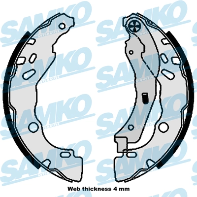 Brake Shoe Set 81109