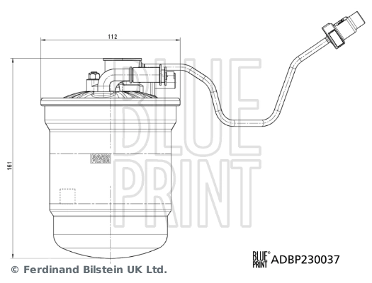 BLUE PRINT ADBP230037 Fuel Filter