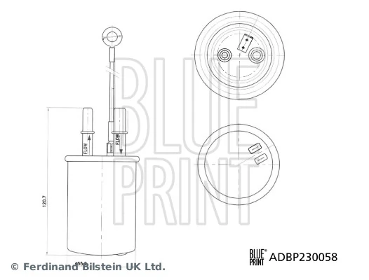 BLUE PRINT ADBP230058 Fuel Filter