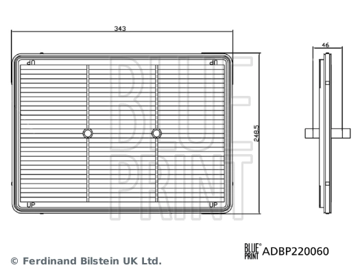BLUE PRINT ADBP220060 Air Filter