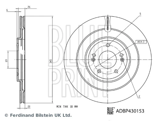 Brake Disc ADBP430153