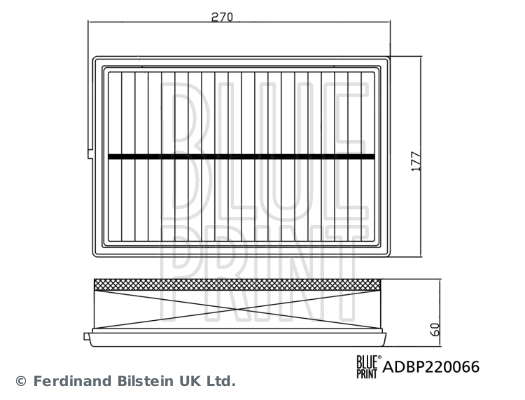 BLUE PRINT ADBP220066 Air Filter
