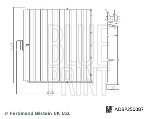 Filter, cabin air ADBP250087
