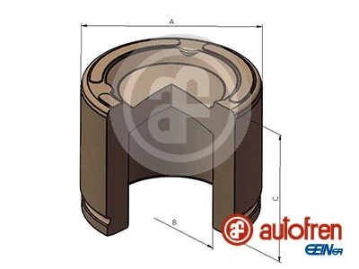 Piston, brake caliper D025496