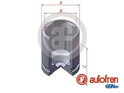 Piston, brake caliper D025603