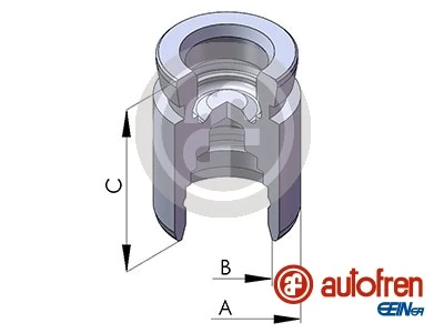 Piston, brake caliper D025652