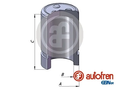 Piston, brake caliper D025626