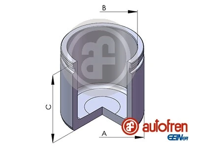 Piston, brake caliper D025227