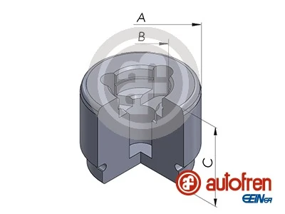 Piston, brake caliper D025411