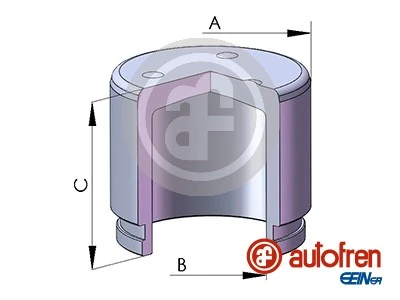 Piston, brake caliper D025819