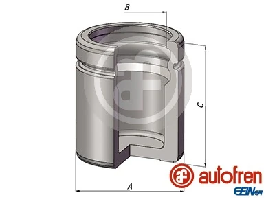 Piston, brake caliper D025604