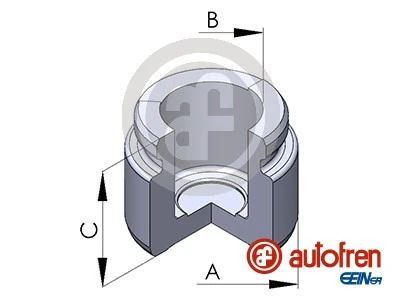 Piston, brake caliper D025229