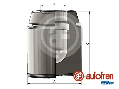 Piston, brake caliper D025493