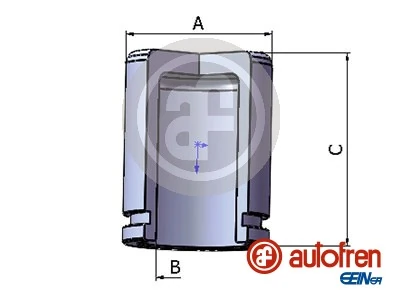 Piston, brake caliper D025770