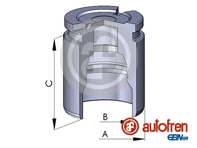 Piston, brake caliper D02593