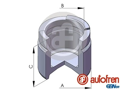 Piston, brake caliper D02571