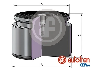 Piston, brake caliper D025625