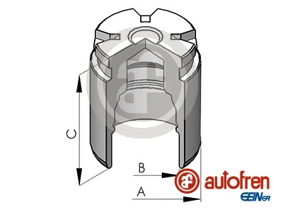 Piston, brake caliper D02578