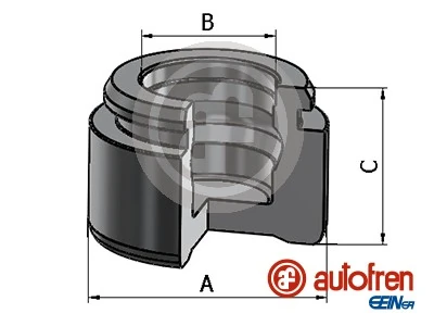 Piston, brake caliper D025771