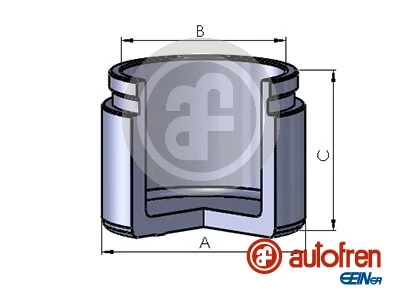 Piston, brake caliper D025239