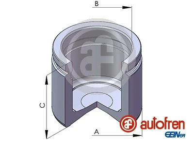Piston, brake caliper D02587