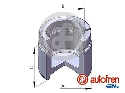 Piston, brake caliper D025315