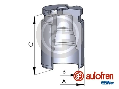 Piston, brake caliper D02594