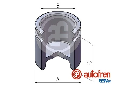 Piston, brake caliper D025450