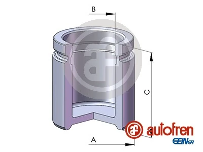 Piston, brake caliper D02559