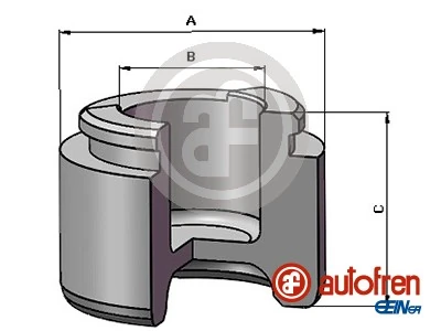 Piston, brake caliper D025826