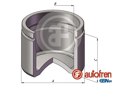 Piston, brake caliper D025598