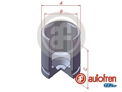Piston, brake caliper D025543