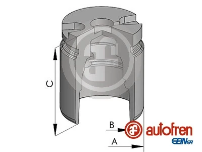 Piston, brake caliper D025441