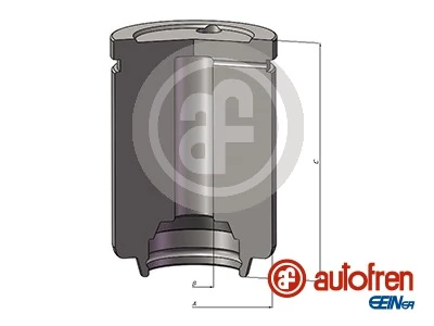 Piston, brake caliper D025583