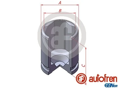 Piston, brake caliper D025614