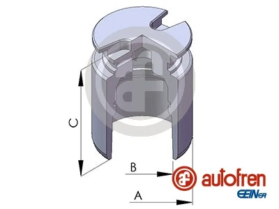 Piston, brake caliper D025102