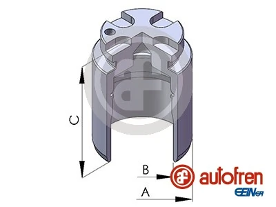 Piston, brake caliper D025629
