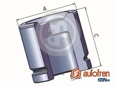 Piston, brake caliper D025390