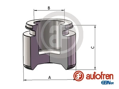 Piston, brake caliper D025660