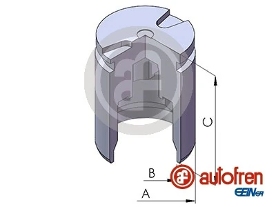 Piston, brake caliper D025758