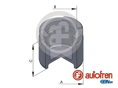 Piston, brake caliper D025311