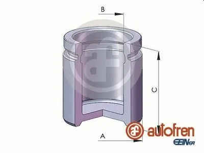 Piston, brake caliper D02520