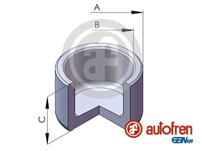 Piston, brake caliper D025130
